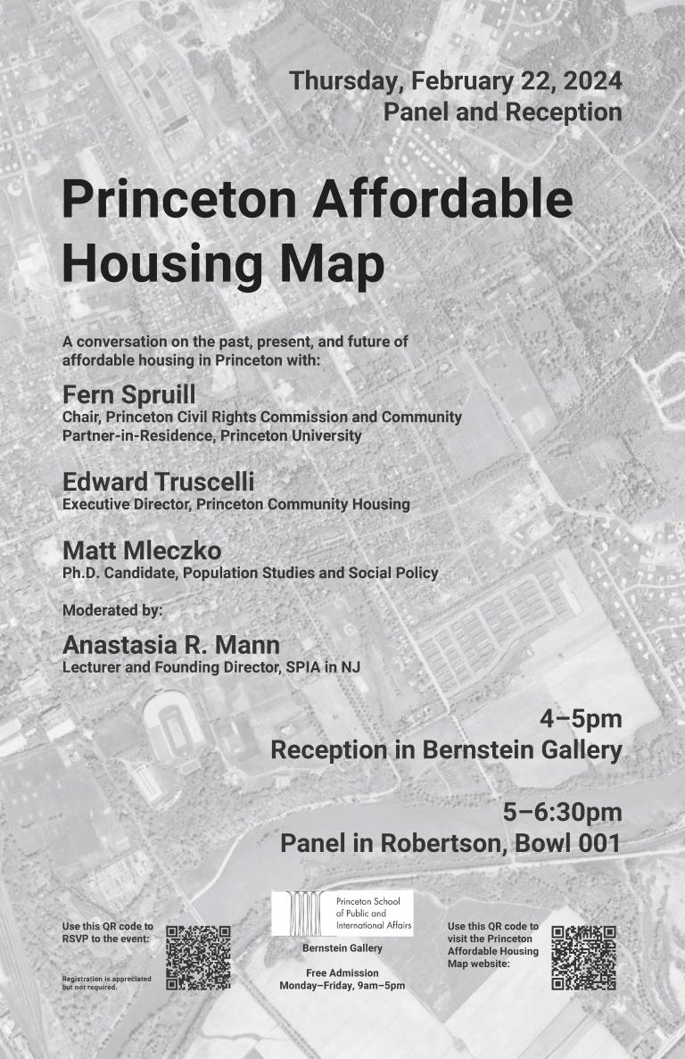 Princeton Affordable Housing Map Princeton School of Public and